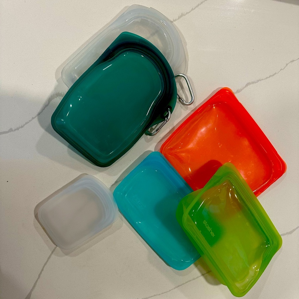 6 Stasher Bags